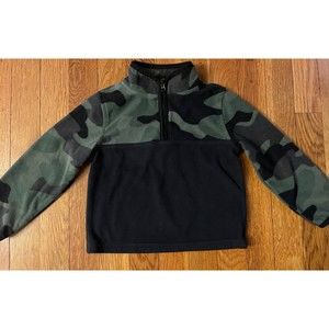 5/$25 Oshkosh todder boy pull over 1/3 zip fleece